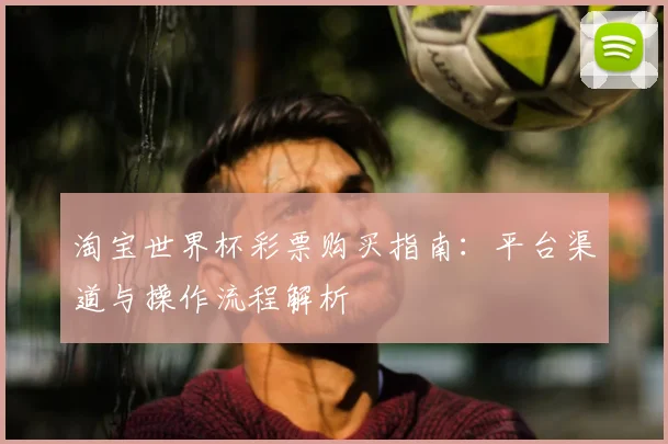 淘宝世界杯彩票购买指南:平台渠道与操作流程解析