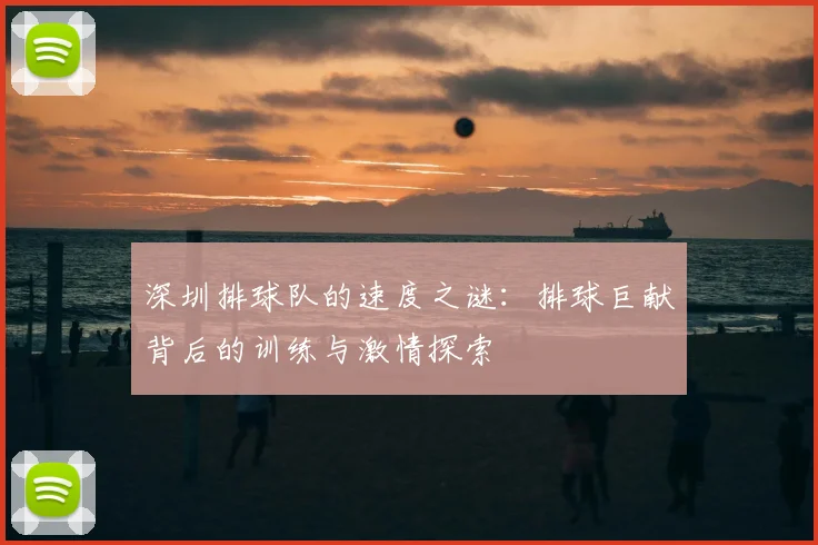 深圳排球队的速度之谜:排球巨献背后的训练与激情探索