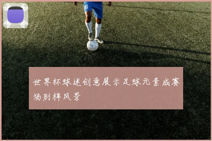 世界杯球迷创意展示足球元素成赛场别样风景