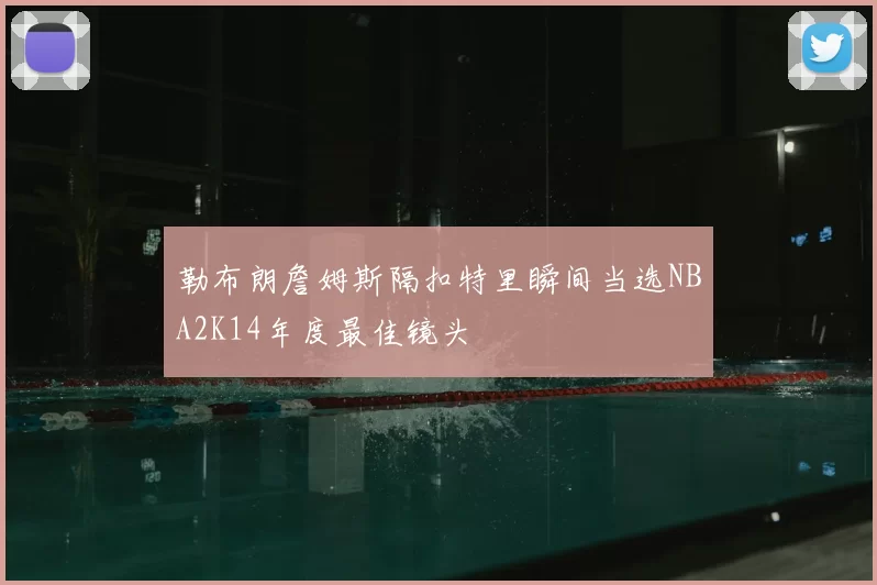 勒布朗詹姆斯隔扣特里瞬间当选NBA2K14年度最佳镜头